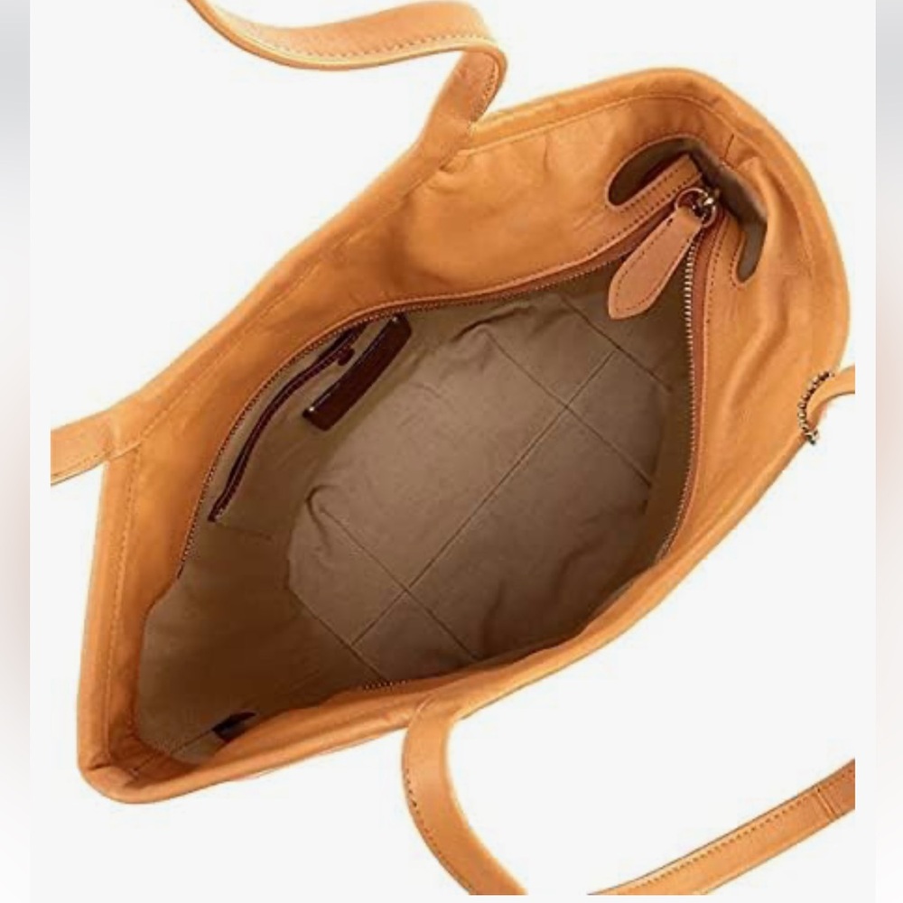 COACH Bea Colorblock Soft Leather Tote Bag - Picture 3 of 13
